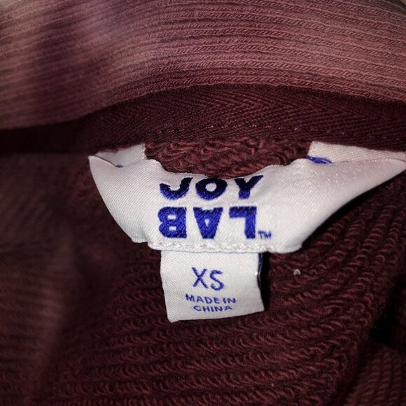 Joy Lab Womens Size XS Purple Tie Dye Open Front Pockets French Terry Cardigan - Picture 8 of 10